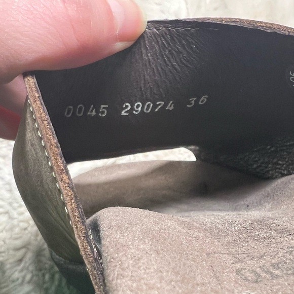 Mephisto leather slide sandals size 36 or 5-5.5 - Picture 4 of 4